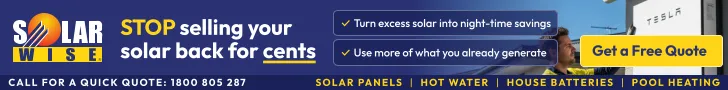 Solarwise battery campaign leaderboard banner with heritage and benefits